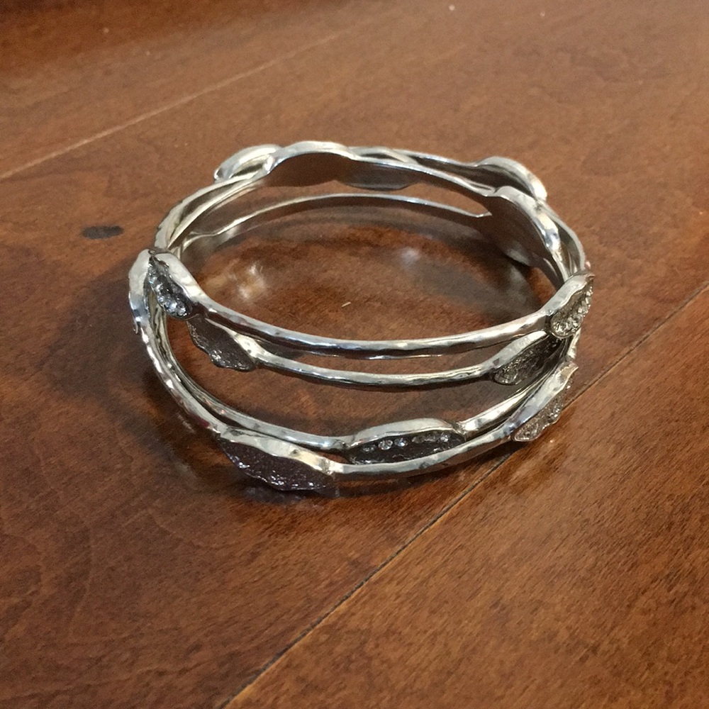 Set of 4 Silver Bangles